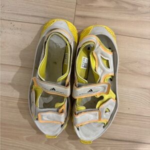 Adidas LP Sandals in Yellow and White
